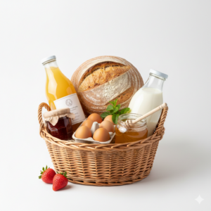 Le Panier "Petit-Déjeuner Local"